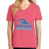 Cotton Women's V-neck Tee sing united test Thumbnail