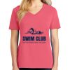 Cotton Women's V-neck Tee sing united test Thumbnail