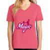 Cotton Women's V-neck Tee sing united test Thumbnail