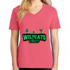 Cotton Women's V-neck Tee sing united test Thumbnail