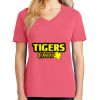 Cotton Women's V-neck Tee sing united test Thumbnail