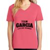 Cotton Women's V-neck Tee sing united test Thumbnail
