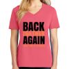 Cotton Women's V-neck Tee sing united test Thumbnail