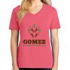 Cotton Women's V-neck Tee sing united test Thumbnail