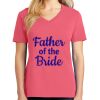 Cotton Women's V-neck Tee sing united test Thumbnail