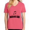 Cotton Women's V-neck Tee sing united test Thumbnail