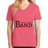Cotton Women's V-neck Tee sing united test Thumbnail