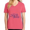 Cotton Women's V-neck Tee sing united test Thumbnail