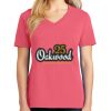 Cotton Women's V-neck Tee sing united test Thumbnail