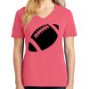 Cotton Women's V-neck Tee sing united test Thumbnail
