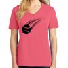Cotton Women's V-neck Tee sing united test Thumbnail