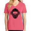 Cotton Women's V-neck Tee sing united test Thumbnail