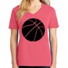 Cotton Women's V-neck Tee sing united test Thumbnail
