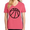 Cotton Women's V-neck Tee sing united test Thumbnail