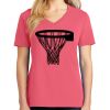 Cotton Women's V-neck Tee sing united test Thumbnail