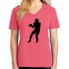 Cotton Women's V-neck Tee sing united test Thumbnail