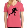 Cotton Women's V-neck Tee sing united test Thumbnail
