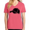Cotton Women's V-neck Tee sing united test Thumbnail