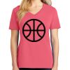 Cotton Women's V-neck Tee sing united test Thumbnail