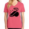 Cotton Women's V-neck Tee sing united test Thumbnail