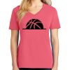 Cotton Women's V-neck Tee sing united test Thumbnail