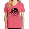 Cotton Women's V-neck Tee sing united test Thumbnail