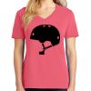 Cotton Women's V-neck Tee sing united test Thumbnail