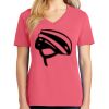 Cotton Women's V-neck Tee sing united test Thumbnail