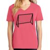 Cotton Women's V-neck Tee sing united test Thumbnail