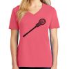Cotton Women's V-neck Tee sing united test Thumbnail