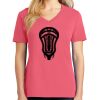 Cotton Women's V-neck Tee sing united test Thumbnail