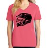 Cotton Women's V-neck Tee sing united test Thumbnail