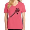 Cotton Women's V-neck Tee sing united test Thumbnail