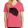 Cotton Women's V-neck Tee sing united test Thumbnail