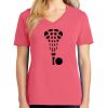 Cotton Women's V-neck Tee sing united test Thumbnail
