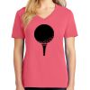 Cotton Women's V-neck Tee sing united test Thumbnail