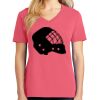 Cotton Women's V-neck Tee sing united test Thumbnail