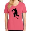 Cotton Women's V-neck Tee sing united test Thumbnail