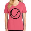 Cotton Women's V-neck Tee sing united test Thumbnail