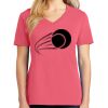 Cotton Women's V-neck Tee sing united test Thumbnail