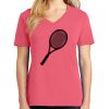 Cotton Women's V-neck Tee sing united test Thumbnail