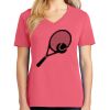Cotton Women's V-neck Tee sing united test Thumbnail