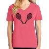 Cotton Women's V-neck Tee sing united test Thumbnail