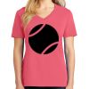 Cotton Women's V-neck Tee sing united test Thumbnail