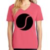 Cotton Women's V-neck Tee sing united test Thumbnail
