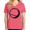 Cotton Women's V-neck Tee sing united test Thumbnail