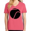 Cotton Women's V-neck Tee sing united test Thumbnail