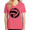 Cotton Women's V-neck Tee sing united test Thumbnail