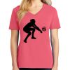 Cotton Women's V-neck Tee sing united test Thumbnail