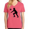 Cotton Women's V-neck Tee sing united test Thumbnail